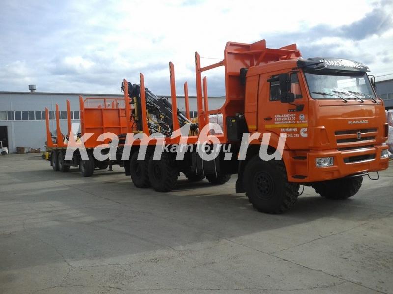 Сортиментовоз КАМАЗ 43118 с манипулятором ОМТЛ 70.02