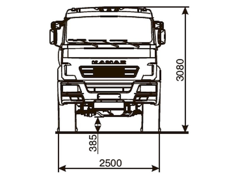 53504-6030-50 Тягач КАМАЗ